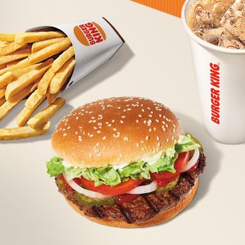 Burger King signature dishes Whopper (670 kcal)
Chicken Fries (280 kcal)
Impossible Whopper (630 kcal)